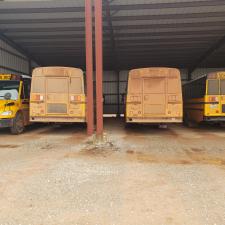 School-bus-fleet-washing-job-in-Piedmont-Oklahoma 0